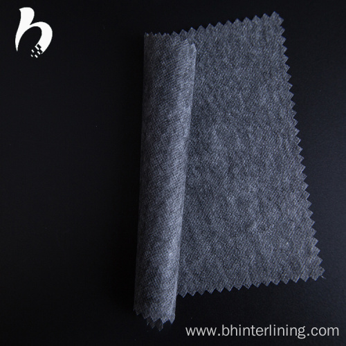 Polyester garment nonwoven fusible interlining lining fabric